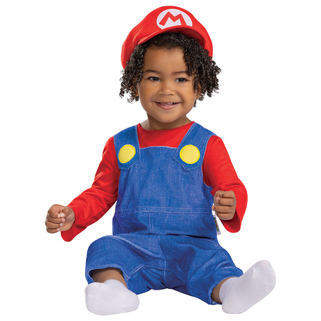 Adorable Baby Posh Mario Costume for Halloween Parties Family Events and Dress Up Playtime