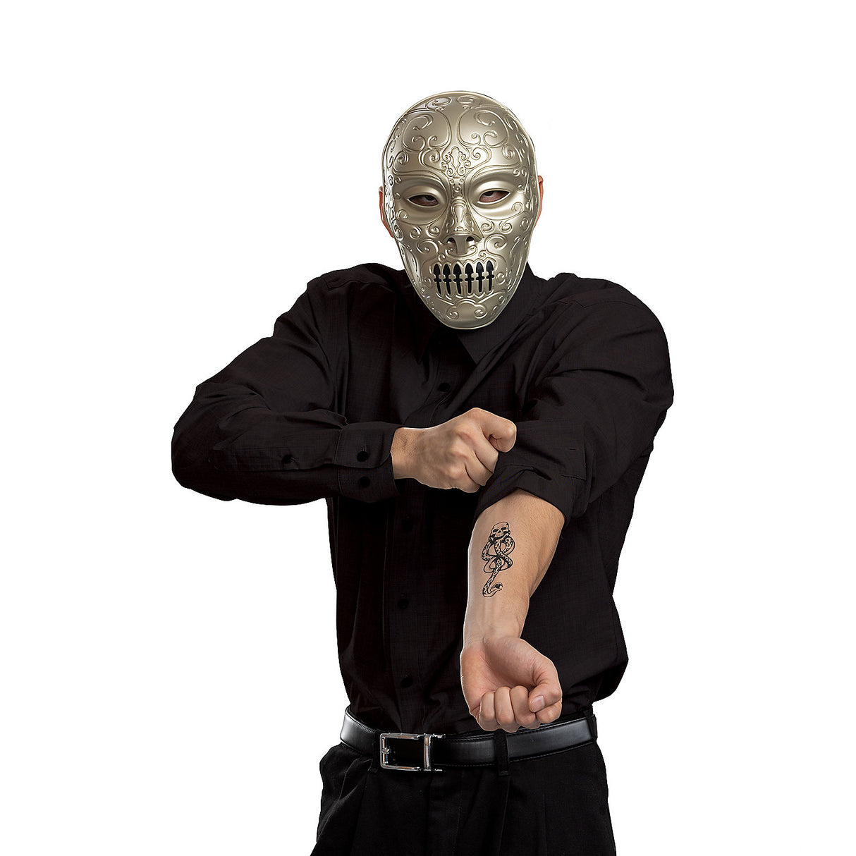 Authentic Harry Potter Death Eater Costume for Teens and Adults Halloween and Cosplay Events