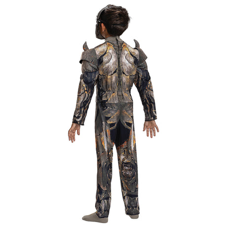 Kids Classic Muscle Transformers Rhinox T7 Costume