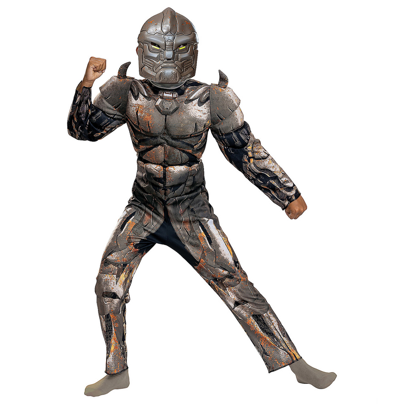 Kids Classic Muscle Transformers Rhinox T7 Costume