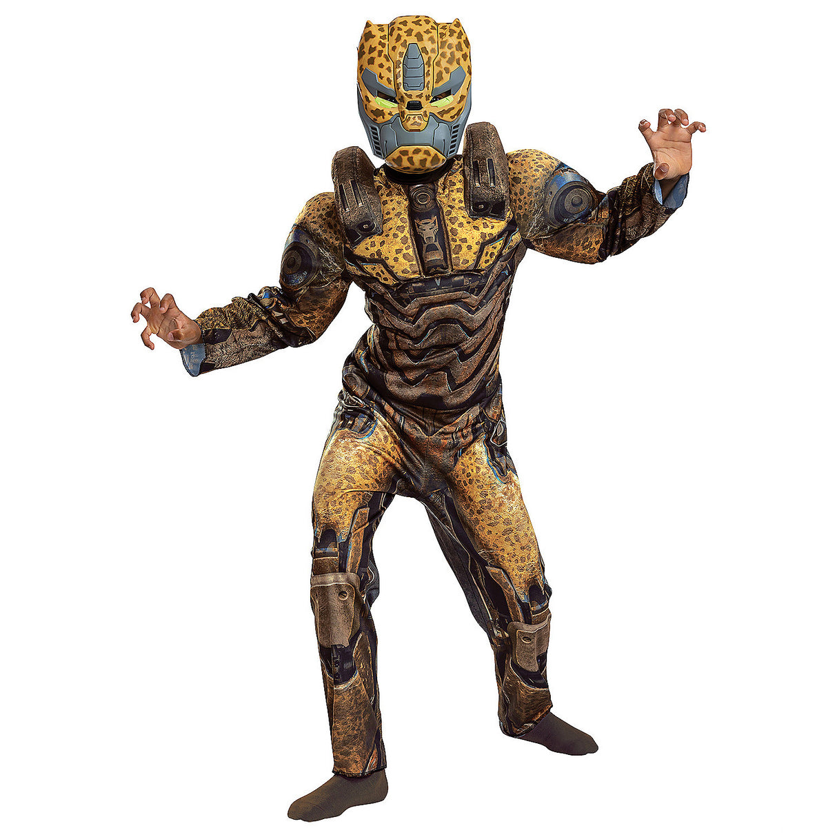 Kids Classic Muscle Cheetor Adaptive Costume for Halloween Parties and Trick-or-Treating