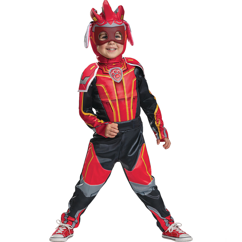 Toddler Deluxe Paw Patrol Marshall Costume for Dress Up Parties Halloween Celebrations and Imaginative Play