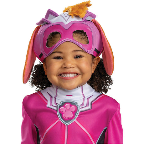 Toddler Classic Paw Patrol Skye Costume for Halloween Parties Dress Up and Imaginative Play Adventures