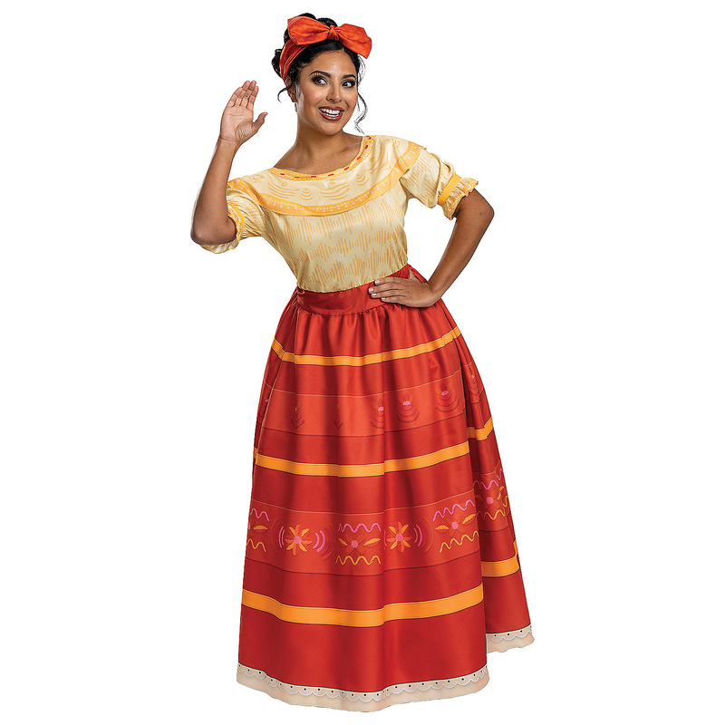 Deluxe Dolores Madrigal Costume for Disney Encanto Themed Dress Up and Halloween Celebrations