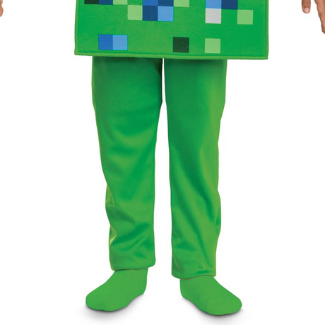 Kids Classic Minecraft Charged Creeper Jumpsuit Costume