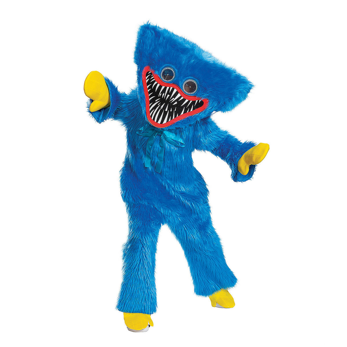 Kids Deluxe Huggy Wuggy Costume for Poppy's Playhouse Horror Games Halloween and Playtime Adventures