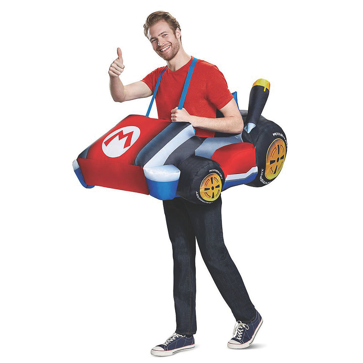 Super Mario Kart Inflatable Costume for Fun Halloween Games Themed Events and Dressing Up