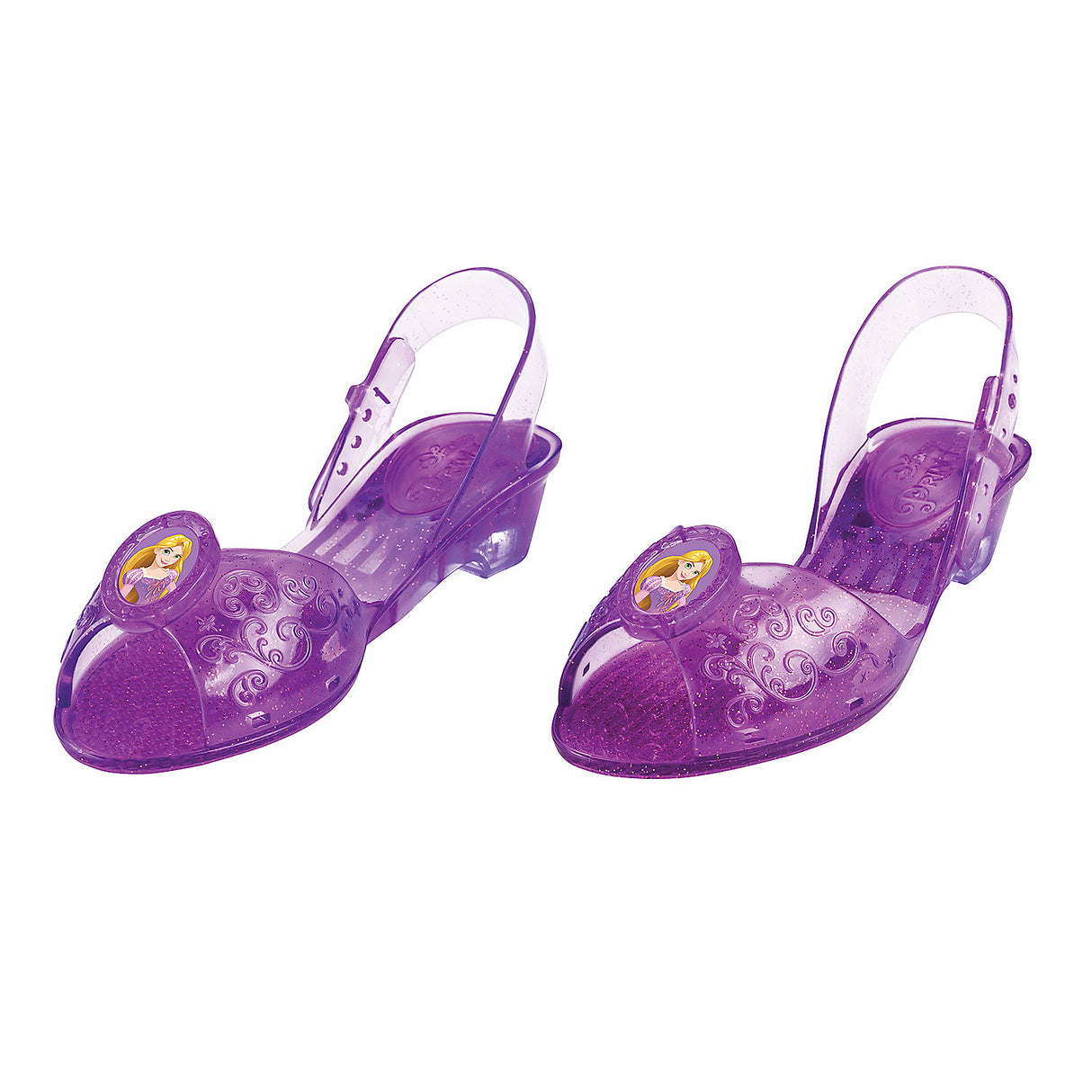 Magical Girl's Disney Tangled Rapunzel Light-Up Shoes for Halloween Dress-Up and Birthday Parties