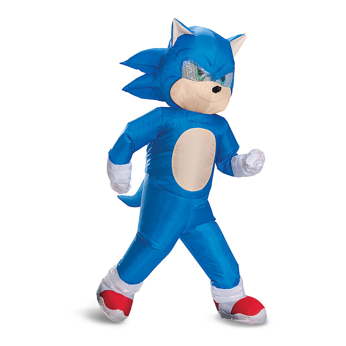 Inflatable Sonic the Hedgehog Costume for Kids Halloween Parties and Superhero Adventures