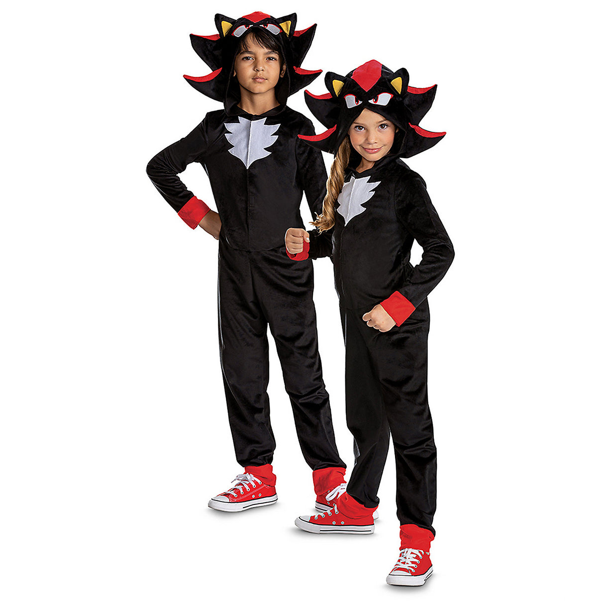 Kids Shadow the Hedgehog Costume for Halloween Parties and Superhero Dress Up Events