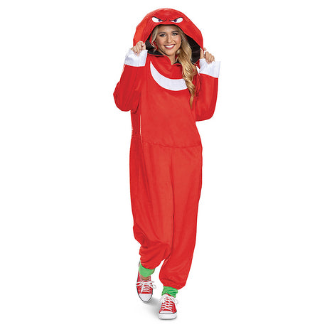 Authentic Adults Sonic the Hedgehog 3 Knuckles Costume for Halloween Events Theme Parties and Cosplay