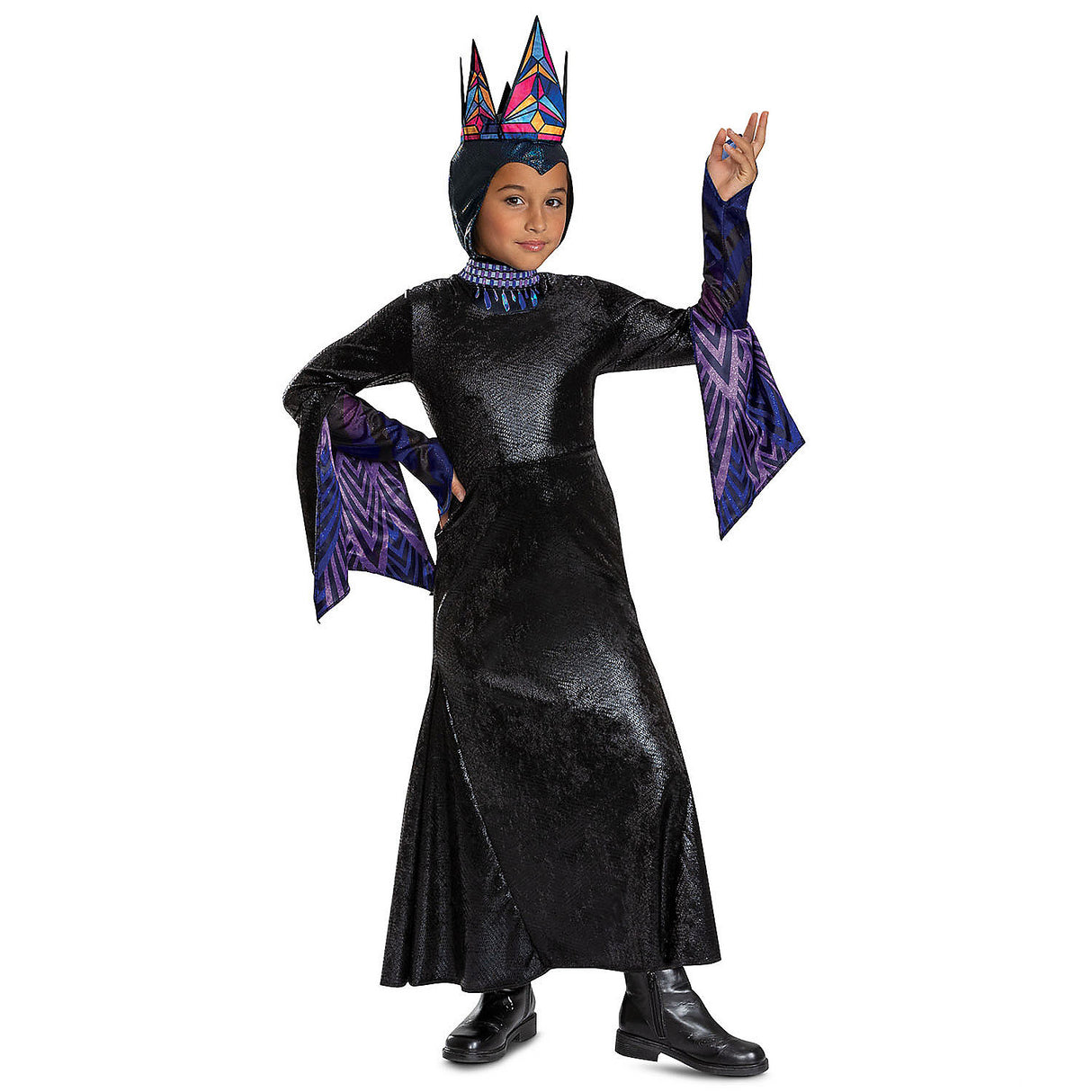 Deluxe Disney's Snow White Evil Queen Costume for Kids Halloween Parties and Themed Events