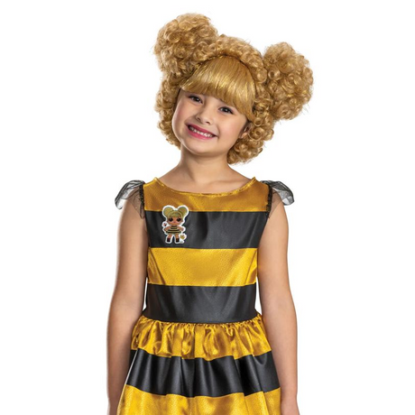 Kids L.O.L Surprise Queen Bee Wig Costume Accessory