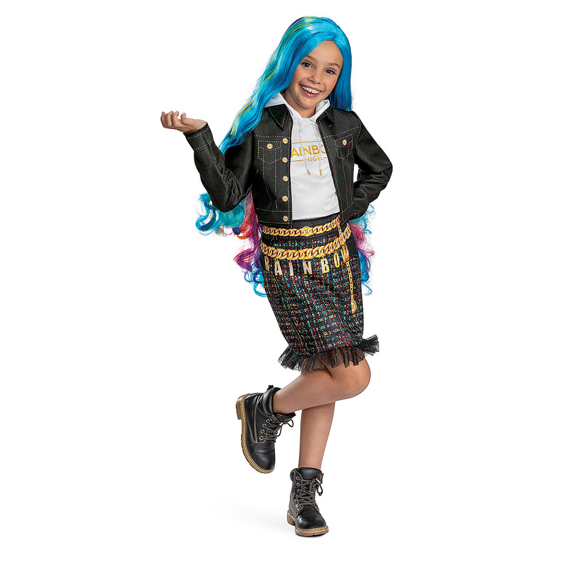Girl's Classic Rainbow High Amaya Costume for Halloween Dress Up Parties and Playtime Adventures
