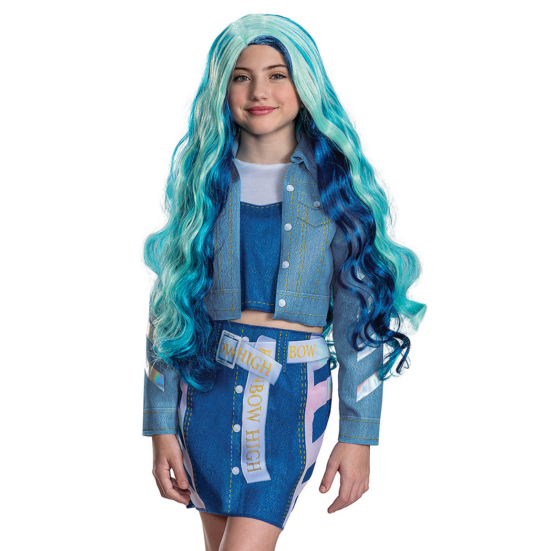 Stylish Girl's Rainbow High Skylar Wig for Creative Play and Costume Parties