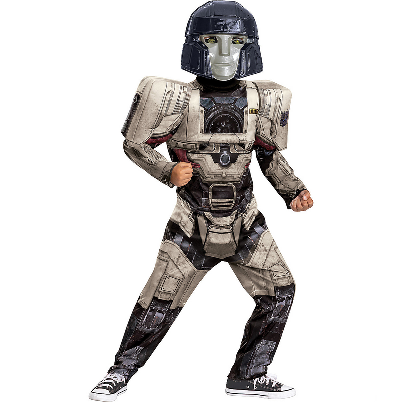 Transformers Megatron Classic Muscle Costume for Boys Halloween Parties Superhero Events and Dress Up Fun