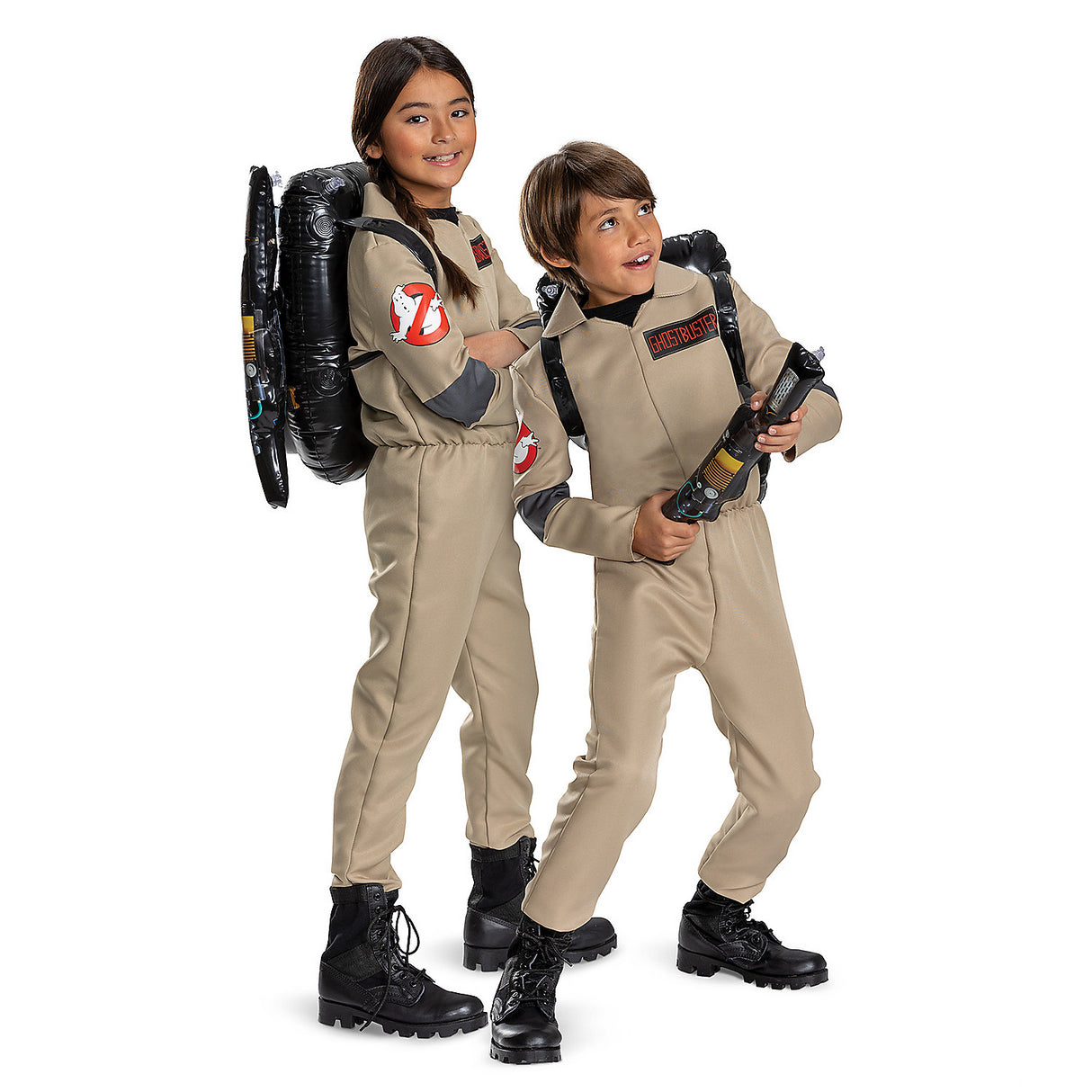 Kids Classic Ghostbusters Frozen Empire Flight Suit Costume for Halloween Parties Themed Dress Up and Creative Play