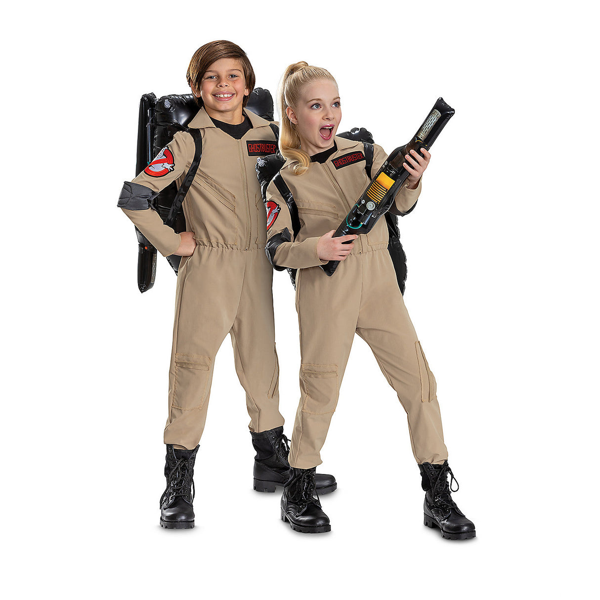 Kids Ghostbusters Frozen Empire Flight Suit Costume for Halloween Parties and Superhero Adventures