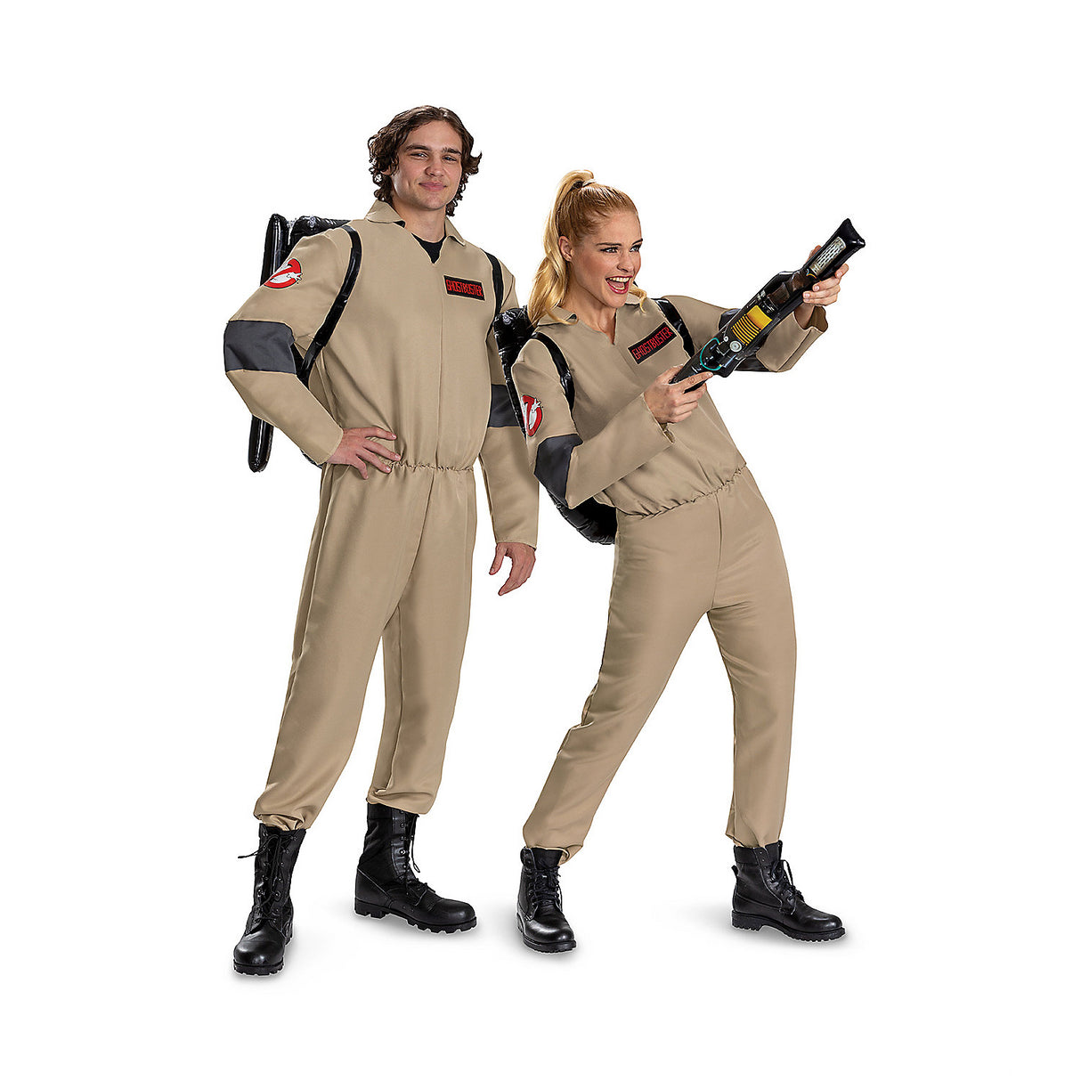 Classic Adult Ghostbusters Flight Suit Costume for Halloween Parties and Movie Themed Events