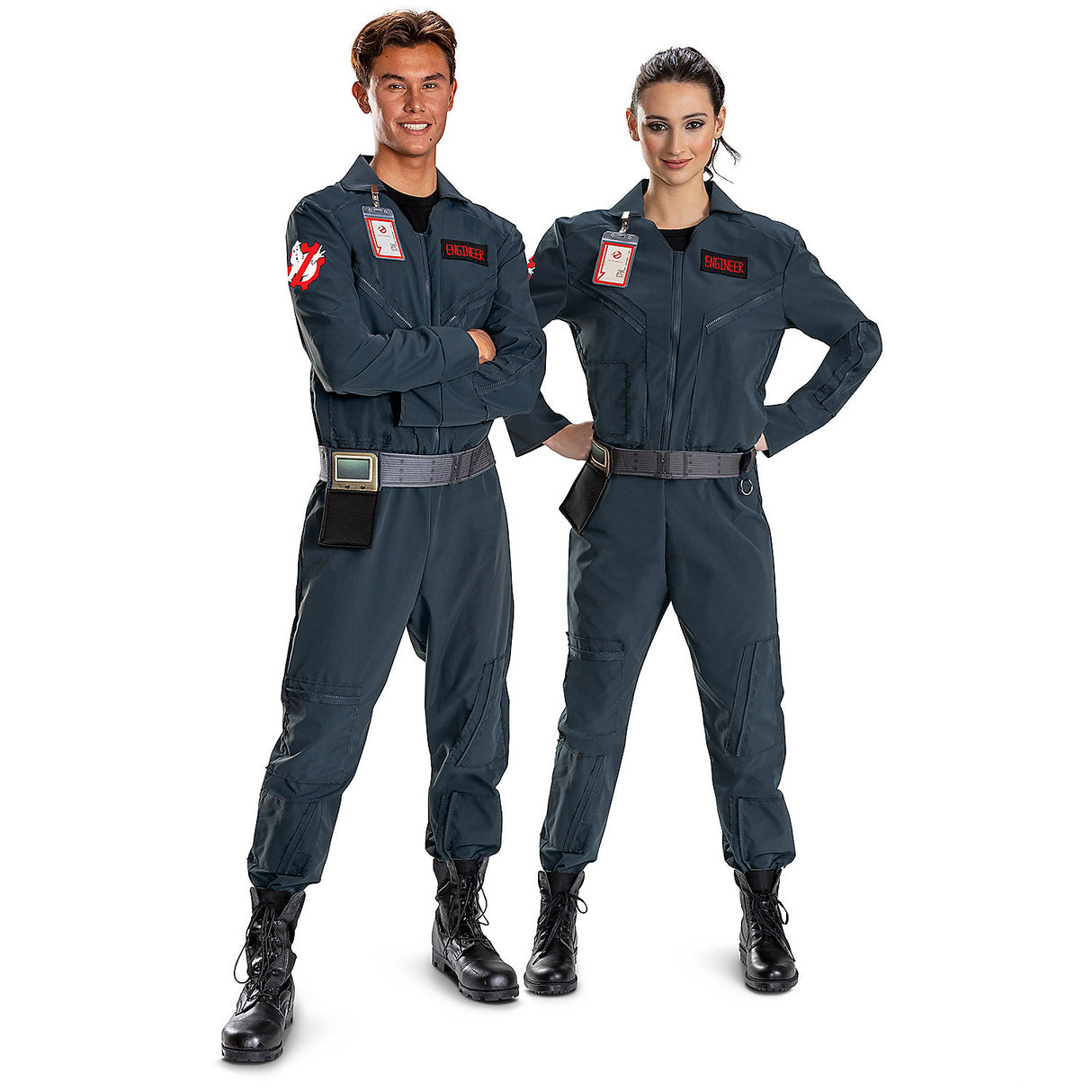 Deluxe Ghostbusters Frozen Empire Engineer Costume for Halloween Parties Comic Con and Movie Events