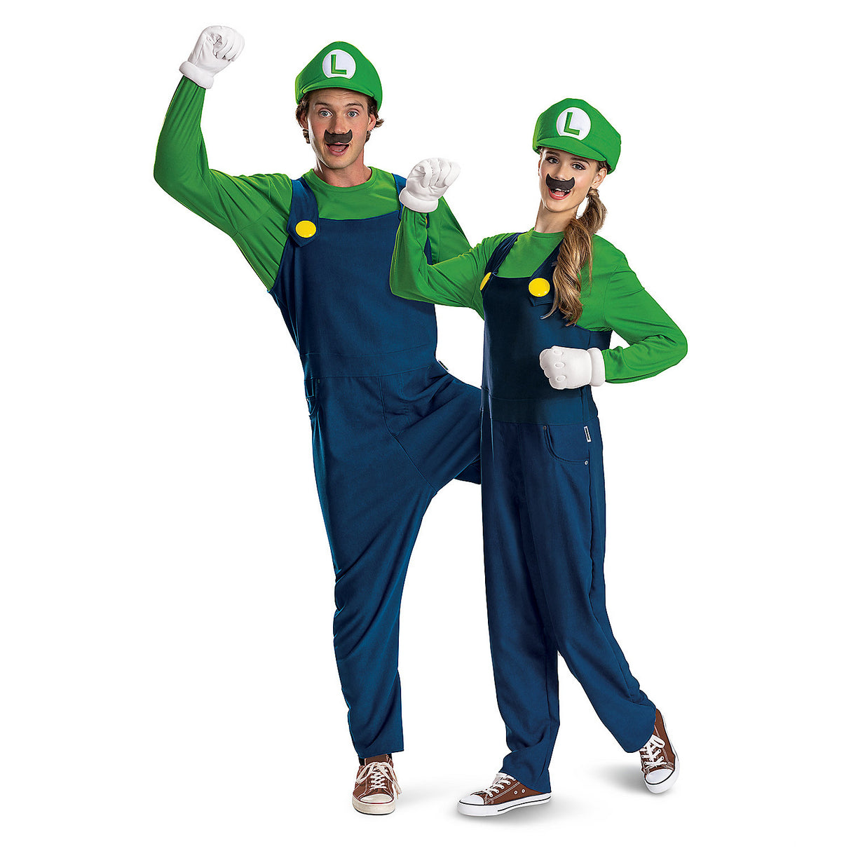 Elevated Super Mario Bros Luigi Costume for Theme Parties Group Costumes and Character Events