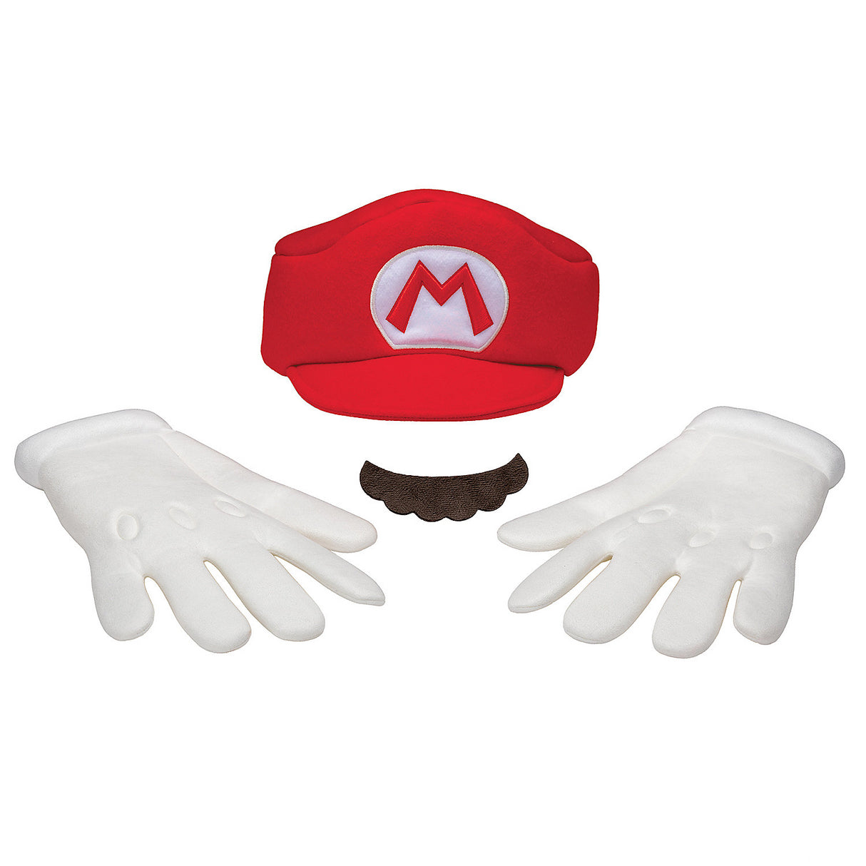 Fun Adults Elevated Mario Costume Accessory Kit for Halloween Theme Parties and Superhero Celebrations