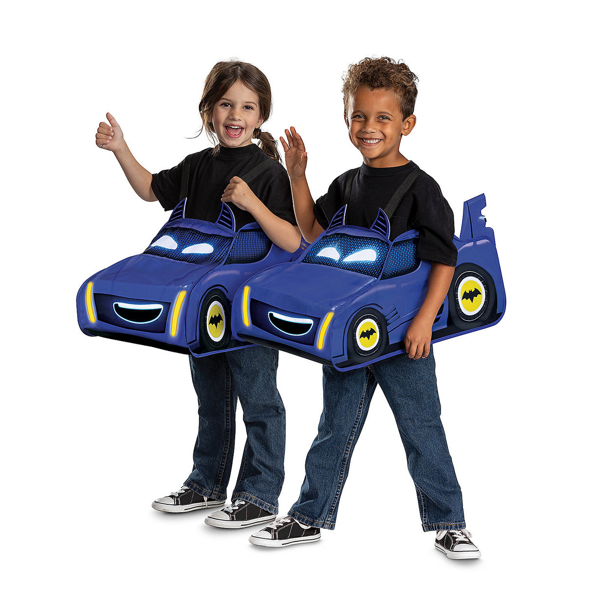 Kids Batwheels Classic Overlay Costume for Halloween Fun and Creative Dress-Up Adventures