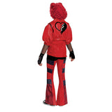 Deluxe Girl's Red Princess Costume for Disney Descendants Halloween Parties and Themed Dress Ups