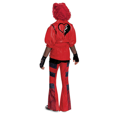 Deluxe Girl's Red Princess Costume for Disney Descendants Halloween Parties and Themed Dress Ups