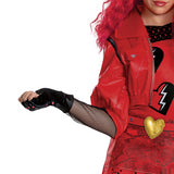 Deluxe Girl's Red Princess Costume for Disney Descendants Halloween Parties and Themed Dress Ups