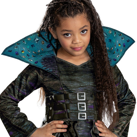 Deluxe Girl's Uliana Costume from Disney Descendants 4 for Halloween Parties and Themed Events