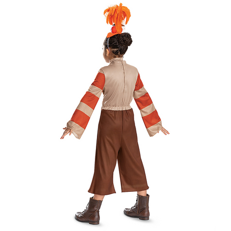 Girls Classic Disney Pixar Inside Out 2 Orange Anxiety Costume