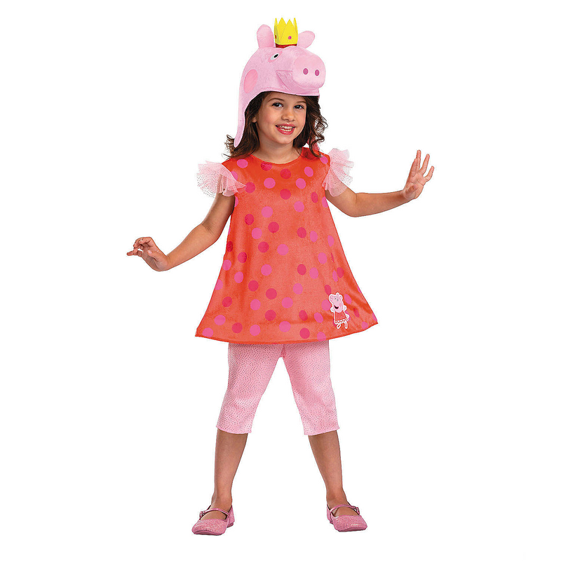 Toddler Classic Peppa Pig Peppa Party Dress Costume