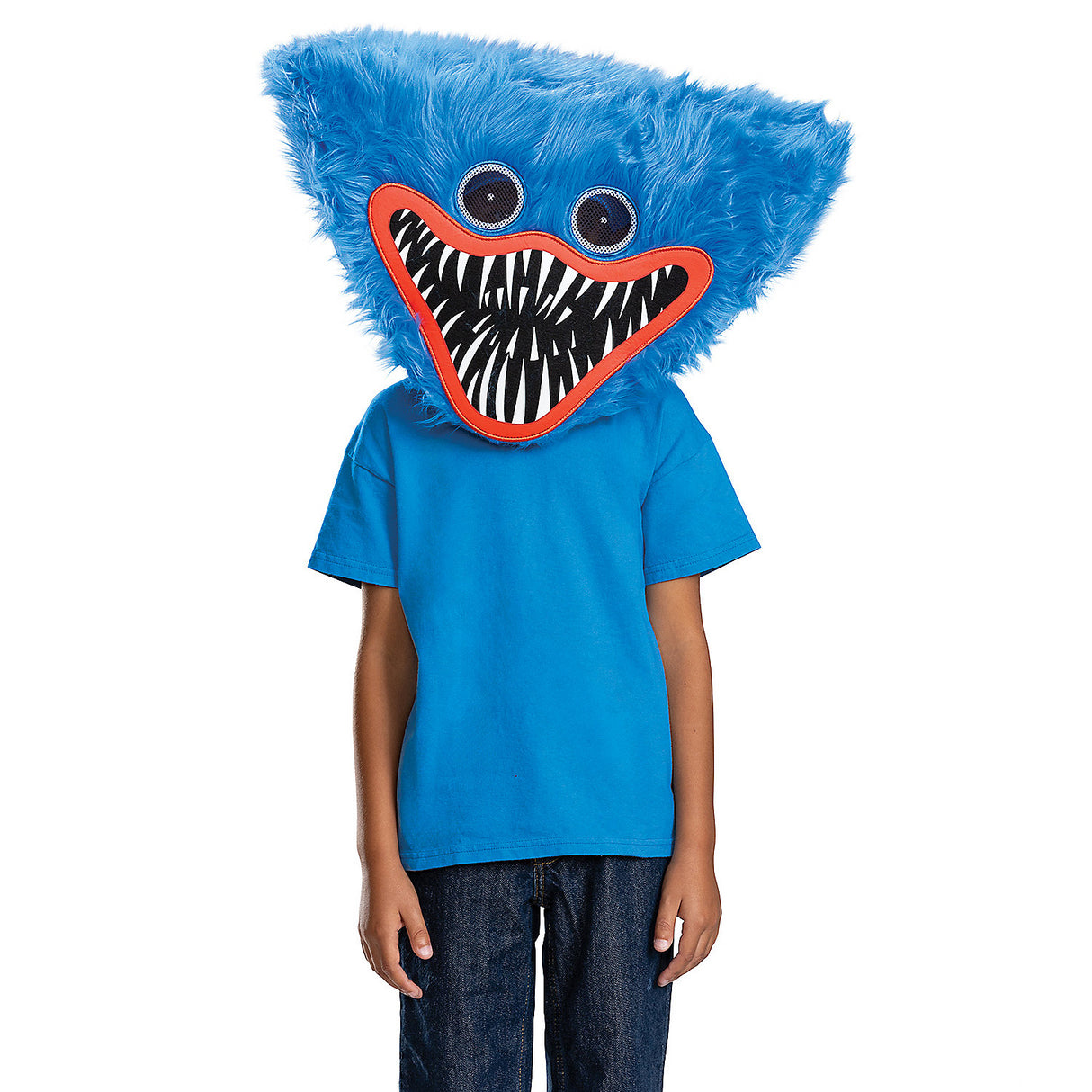 Kids Huggy Wuggy Plush Mask for Halloween Parties Cosplay Events and Themed Celebrations