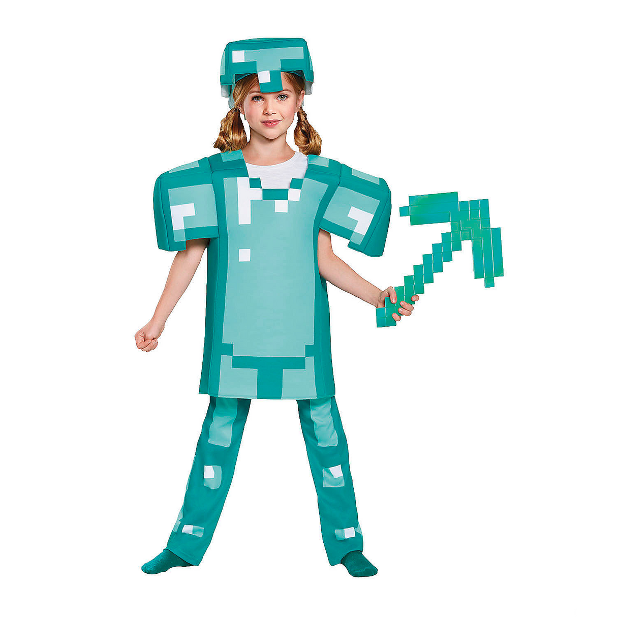 15 3/4" Minecraft Diamond Pickaxe Costume Accessory