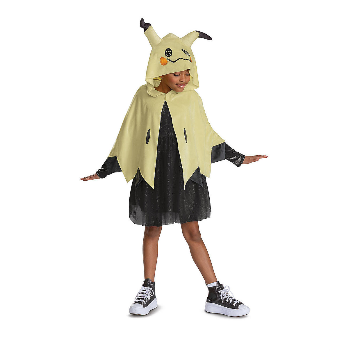Kids Mimikyu Hooded Cape Costume for Halloween Parties Trick or Treating Adventures