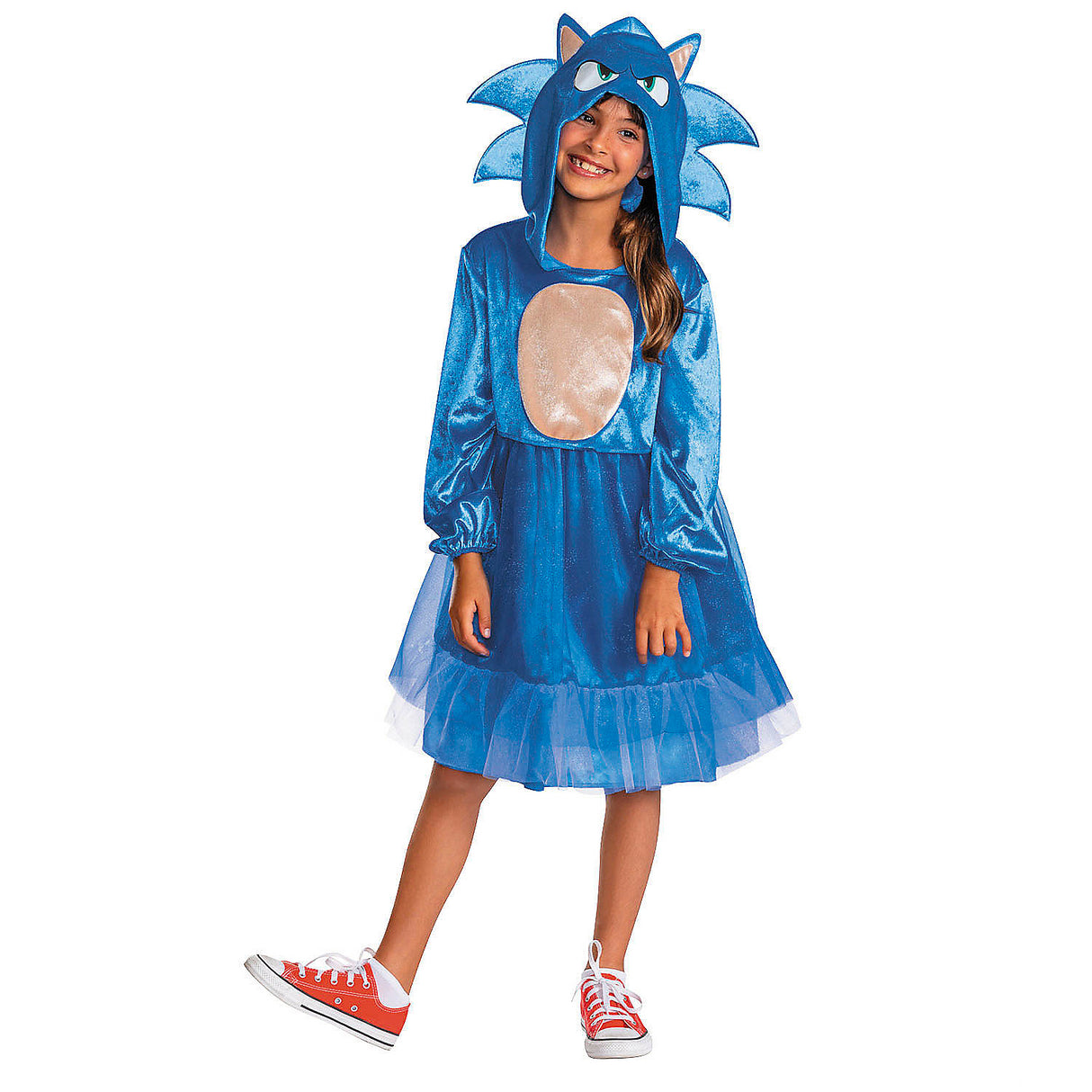 Kids Sonic the Hedgehog 3 Hooded Dress Costume for Halloween Parties and Superhero Adventures