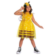 Kids Minecraft Bee Hooded Dress Costume
