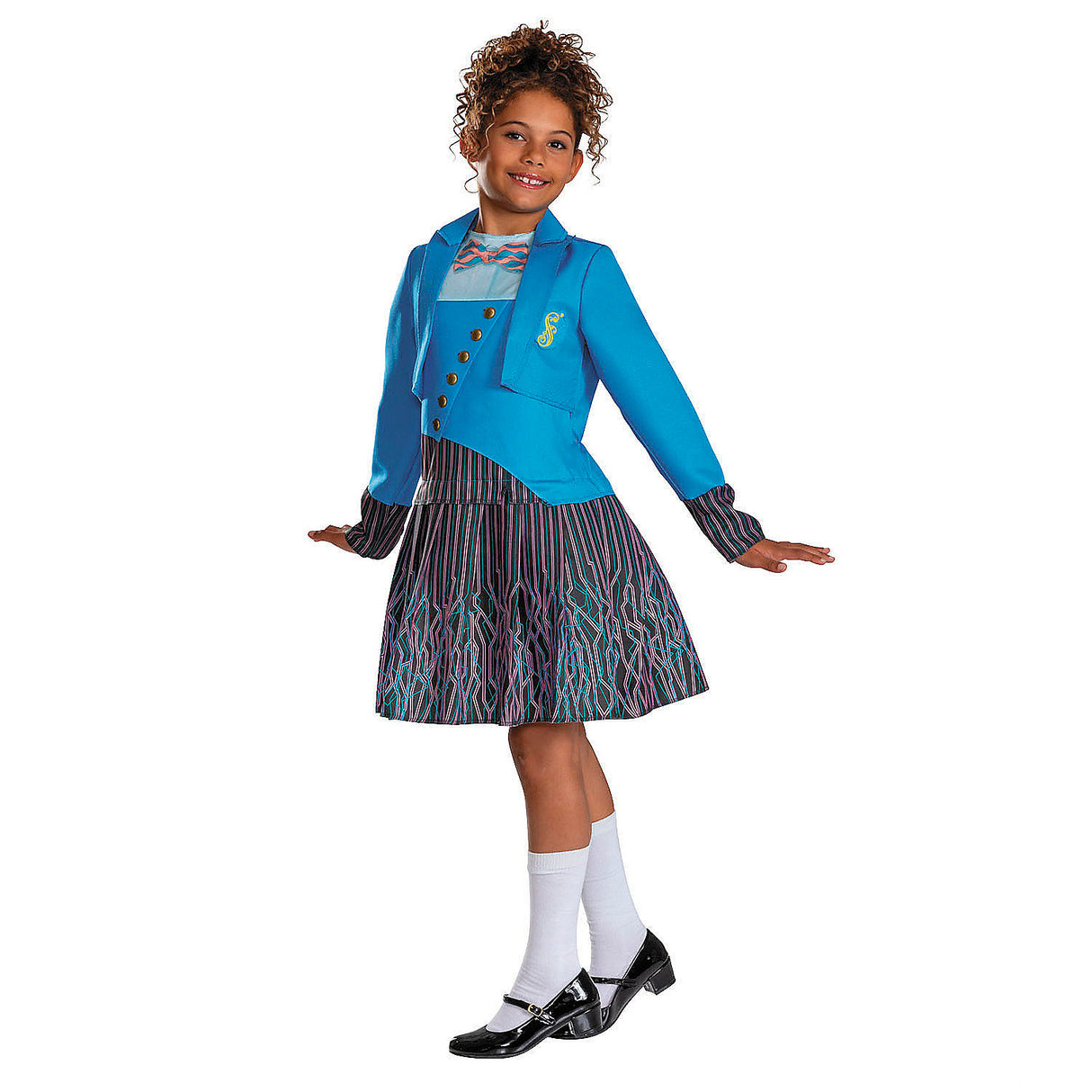Kids Classic Wicked Shiz University Outfit Costume for Halloween Parties Trick-or-Treating and Themed Events
