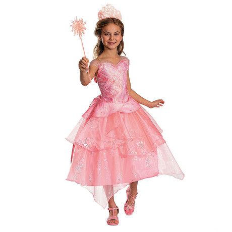 Kids Classic Wicked Glinda Pink Dress Costume