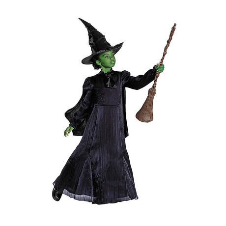 Kids Prestige Wicked Elphaba Black & Purple Dress Costume