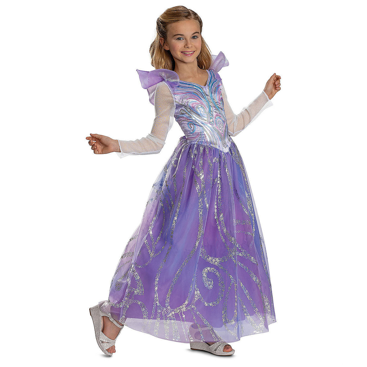 Kids Deluxe Glinda Dress Costume for Magical Parties Halloween Celebrations and Theatre Events