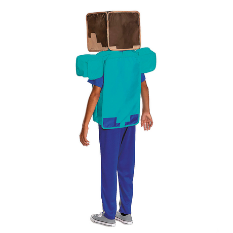 Kids Classic Minecraft Steve Pop-Out Costume