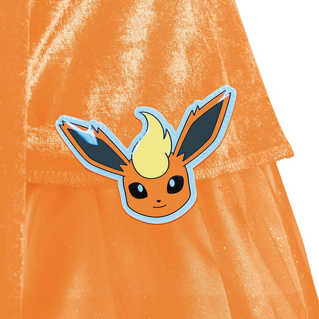 Kids Pokmon Flareon Hooded Dress Costume