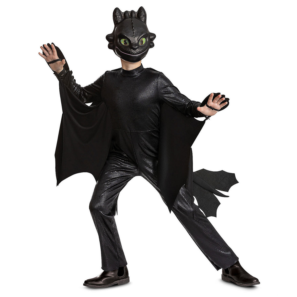 Deluxe Kids Toothless Costume for Halloween Parties School Events and Trick or Treating Adventures