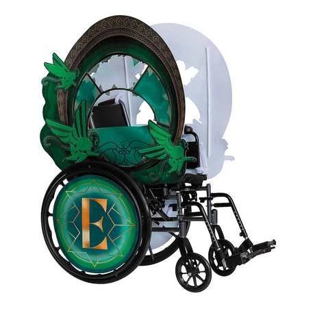 Kids Adaptive Wicked Elphaba Wheelchair Cover Costume Accessory
