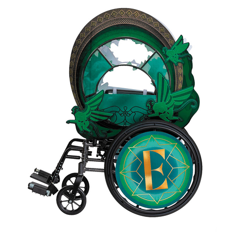 Kids Adaptive Wicked Elphaba Wheelchair Cover Costume Accessory