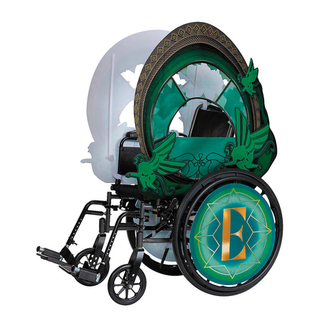 Kids Adaptive Wicked Elphaba Wheelchair Cover Costume Accessory