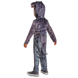 Kids Classic Jurassic World Rebirth T-Rex Hooded Jumpsuit Costume