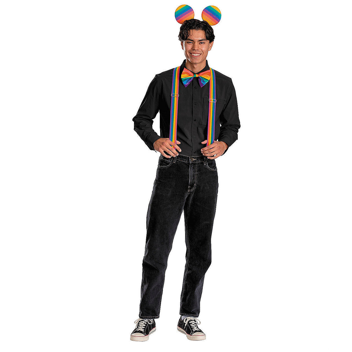 Disney Mickey Mouse Pride Costume Kit for Halloween Parties and Themed Events